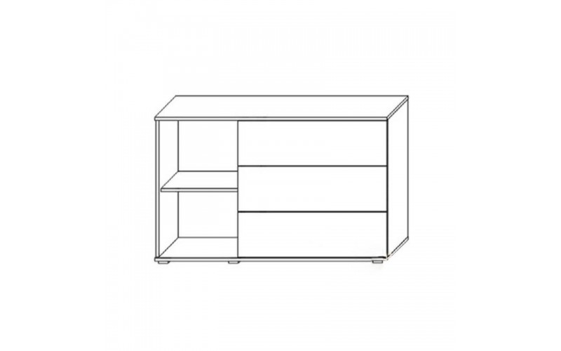 Комод \"Герда\" 1Д/3Ш купить, ОПТИМАЛЬНАЯ ЦЕНА, Запорожье, Днепр, Харьков ...
