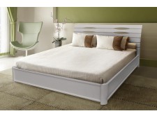 Кровать "Мария" белая с подъемным механизмом